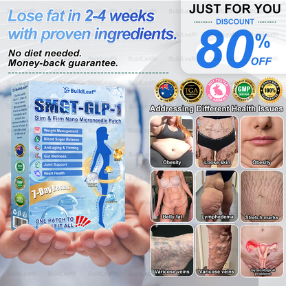 𝑶𝒇𝒇𝒊𝒄𝒊𝒂𝒍 𝑺𝒕𝒐𝒓𝒆|🏥𝐵uil𝗱𝐿ea𝐟® 𝑮𝐋𝑃-1 Slim & Firm 𝑁ano 𝑀icroneedle 𝑃atch with Collagen,Turmeric&Matrixyl 3000 丨Obesity,Cardiovascular Diseas, Diabetes, Sleep Apnea, Joint Problems and More